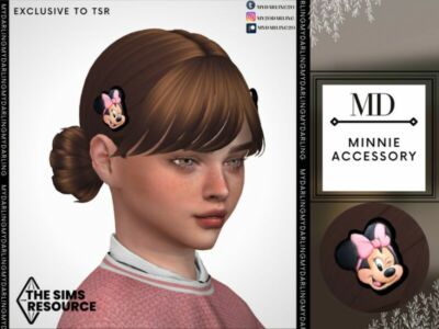 Minnie Hair Accessory Child By Mydarling20 Sims 4 CC