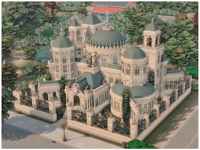 MM The Brownstone Palace Sims 4 CC