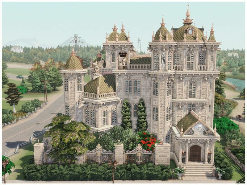 MM The Ivory Chateau Sims 4 CC