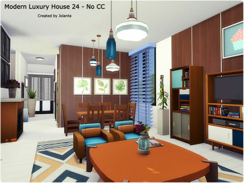 sims 4 cc modern luxury house 24 no cc by jolanta 5