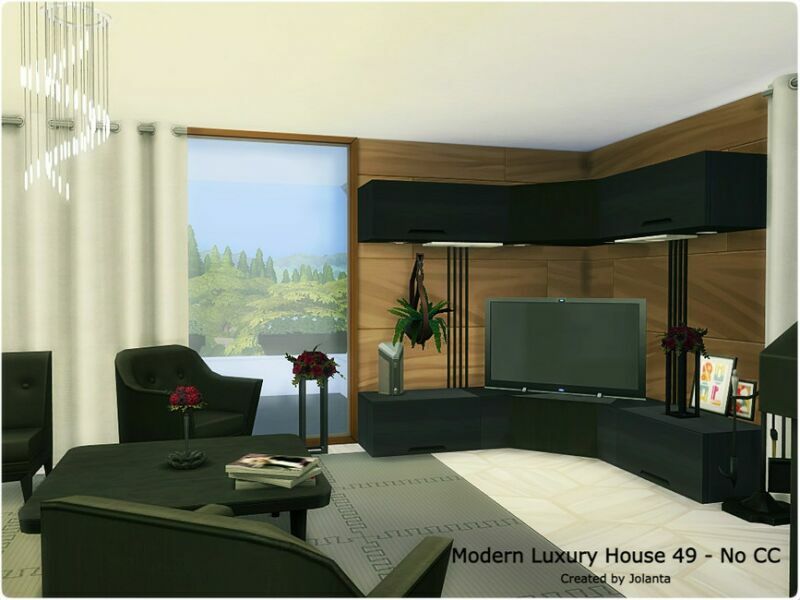 sims 4 cc modern luxury house 49 no cc by jolanta 5