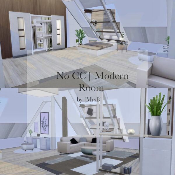 Modern Room |CC Free By Mrsbarbiex3 Sims 4 CC