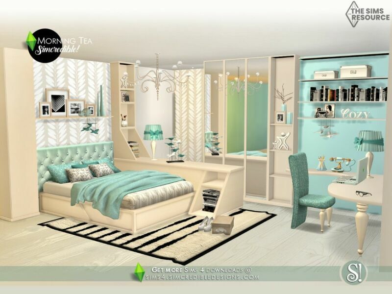 sims 4 cc morning tea web transfer by simcredible 2