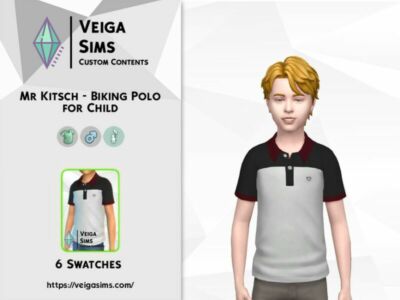 MR. Kitsch – Biking Polo For Child Sims 4 CC