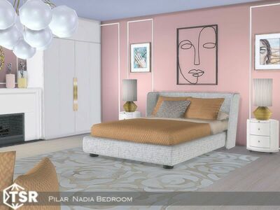 Nadia Bedroom Sims 4 CC