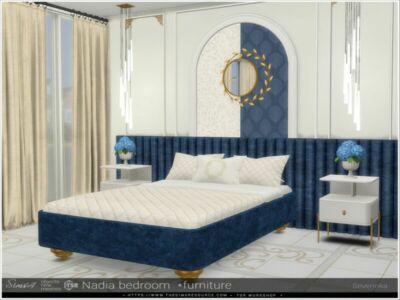 Nadia Bedroom Furniture By Severinka_ Sims 4 CC