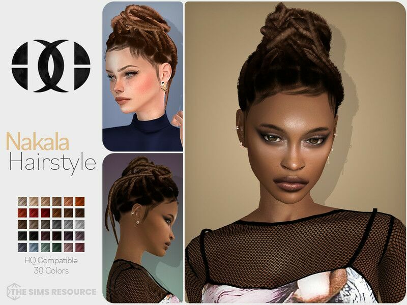 Nakala Hairstyle Sims 4 CC