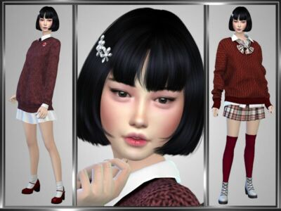 Nari Namshu By Trasras Sims 4 CC