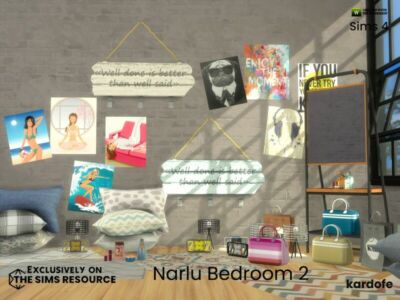 Narlu Bedroom 2 By Kardofe Sims 4 CC