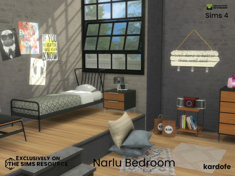 Narlu Bedroom By Kardofe Sims 4 CC