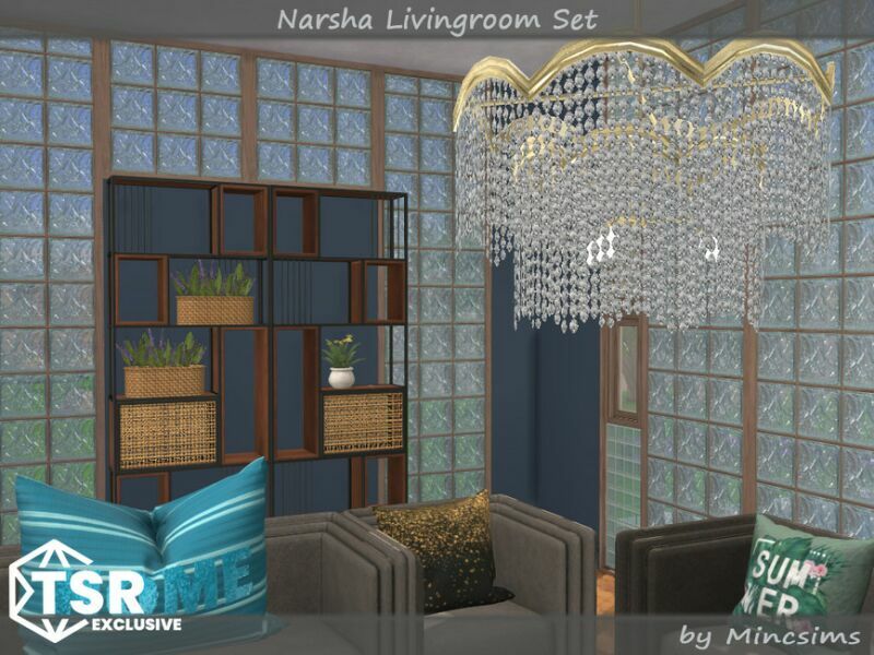 sims 4 cc narsha livingroom set by mincsims 4