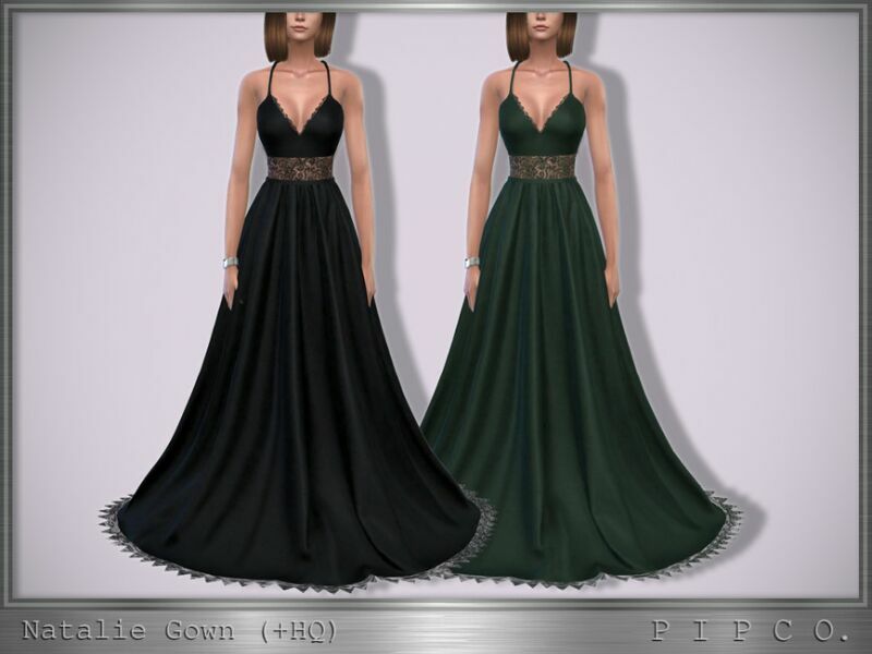 Natalie Gown. By Pipco Sims 4 CC