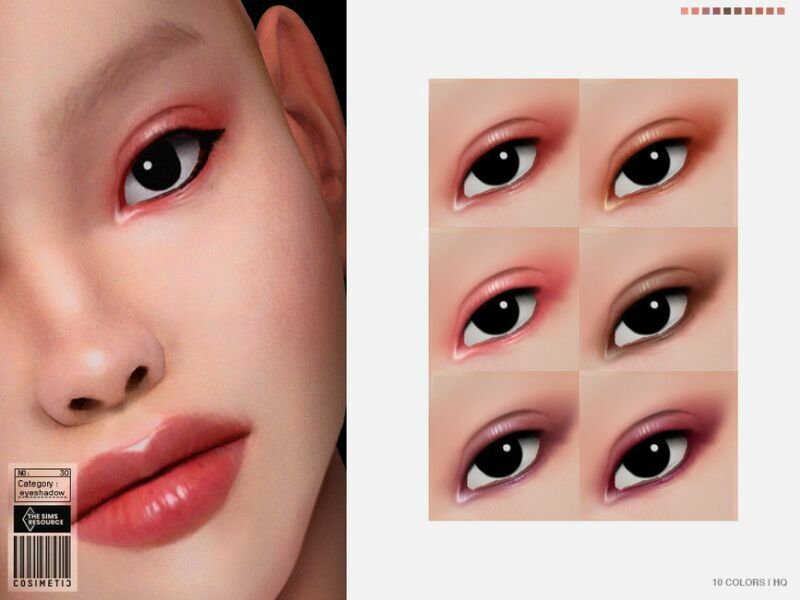 Natural Kawaii Eyeshadow | N30 By Cosimetic Sims 4 CC