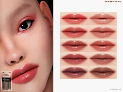 Natural Kawaii Lipstick | N52 | Teen To Elder By Cosimetic Sims 4 CC