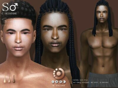 Naturel Male Skintones Sims 4 CC