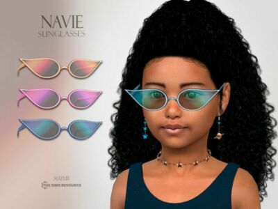 Navie Sunglasses Child By Suzue Sims 4 CC