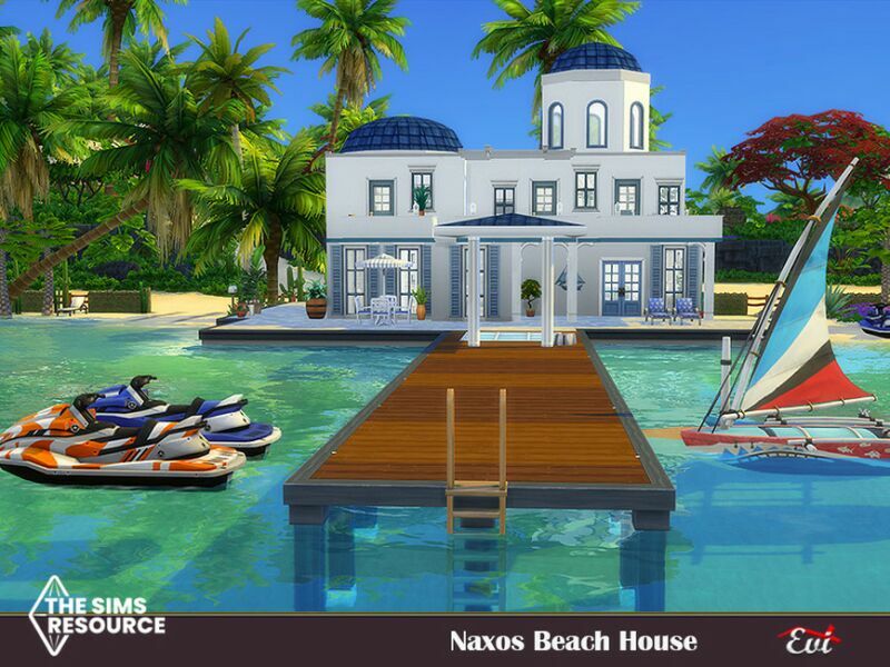 sims 4 cc naxos beace house no cc by evi 3