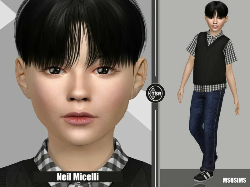 Neil Micelli – TSR Only CC By Msqsims Sims 4 CC