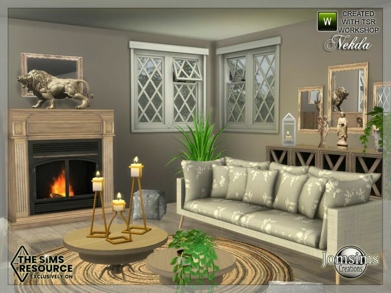 sims 4 cc nekda livingroom by jomsims 6