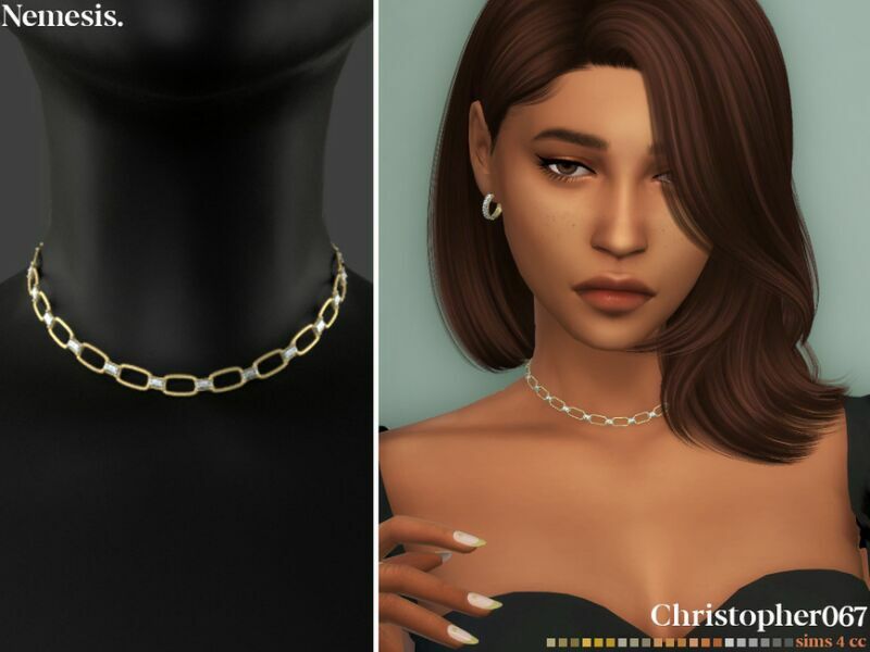 Nemesis Necklace By Christopher067 Sims 4 CC