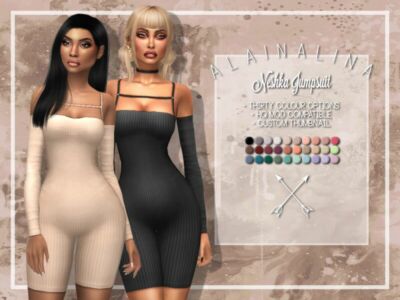 Neshka Jumspuit By Alainalina Sims 4 CC