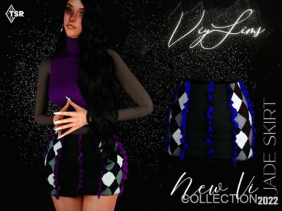 NEW VI Collection – Jade Skirt Sims 4 CC