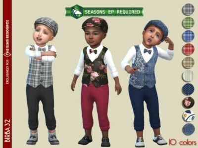 NEW Year 2021 Toddlers By Birba32 Sims 4 CC