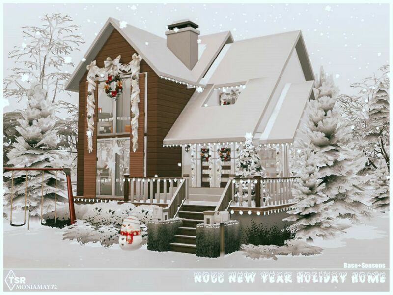 sims 4 cc new year holiday home no cc by moniamay72 2