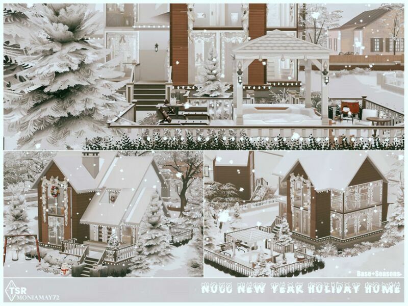 sims 4 cc new year holiday home no cc by moniamay72 3