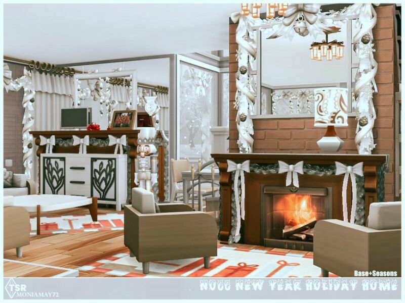 sims 4 cc new year holiday home no cc by moniamay72 4