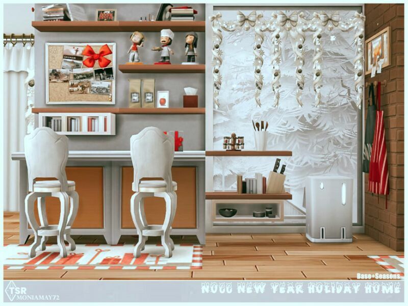 sims 4 cc new year holiday home no cc by moniamay72 5