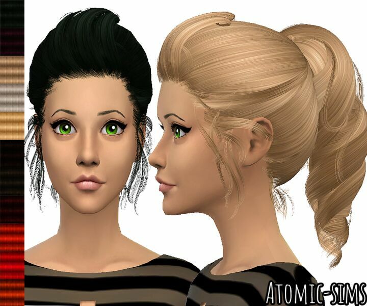 Newsea YU162 Leona Retexture By Atomic-Sims Sims 4 CC