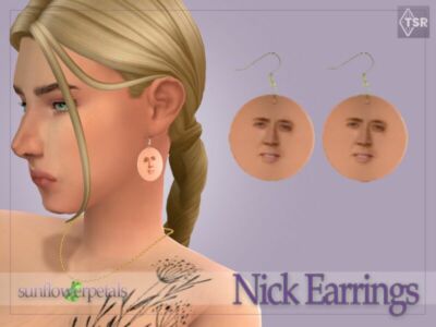 Nick Earrings By Sunflowerpetalscc Sims 4 CC