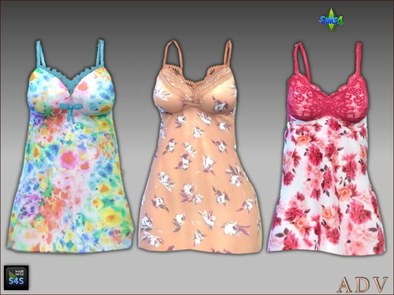 sims 4 cc nightdresses and shoes for adults 2