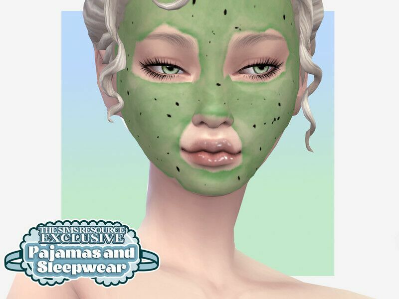 Nightly Skincare Fruity Facemasks Sims 4 CC