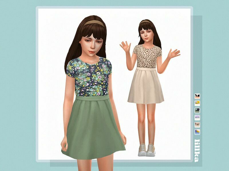 Nilay Dress By Lillka Sims 4 CC