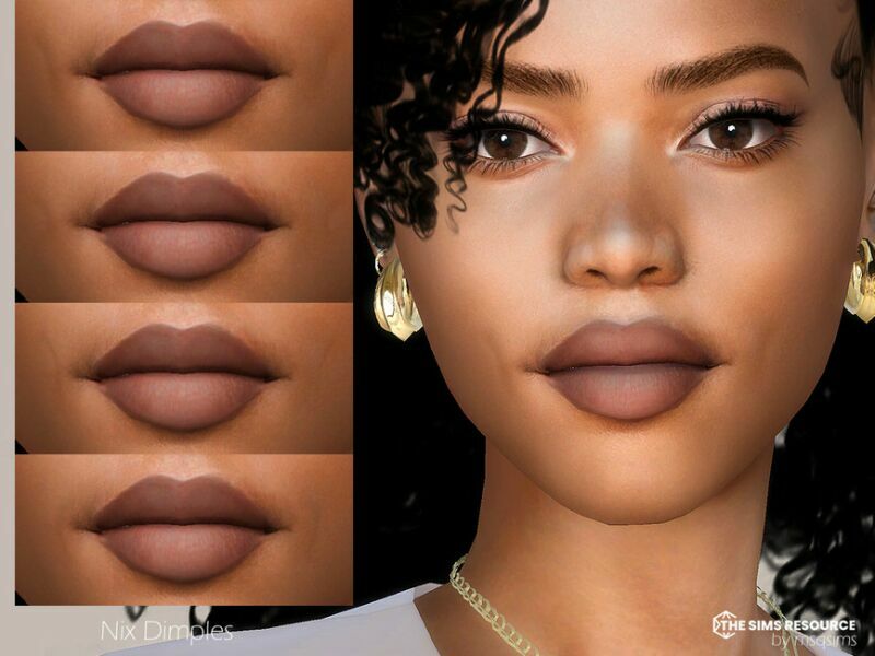 NIX Dimples By Msqsims Sims 4 CC