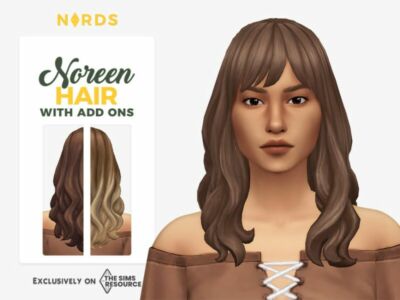 Noreen Hair – Seasons Needed By Nords Sims 4 CC