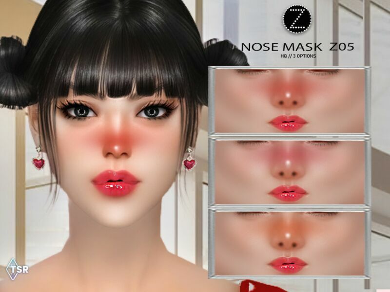 Nose Mask Z05 By Zenx Sims 4 CC