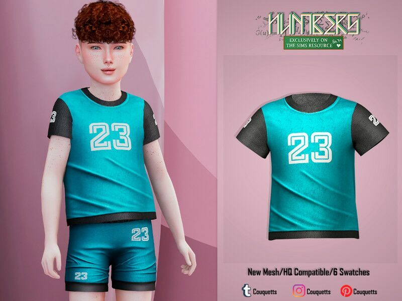 Numbers Child TOP Sims 4 CC