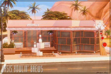 Oasis Bowlin’ Brews Sims 4 CC