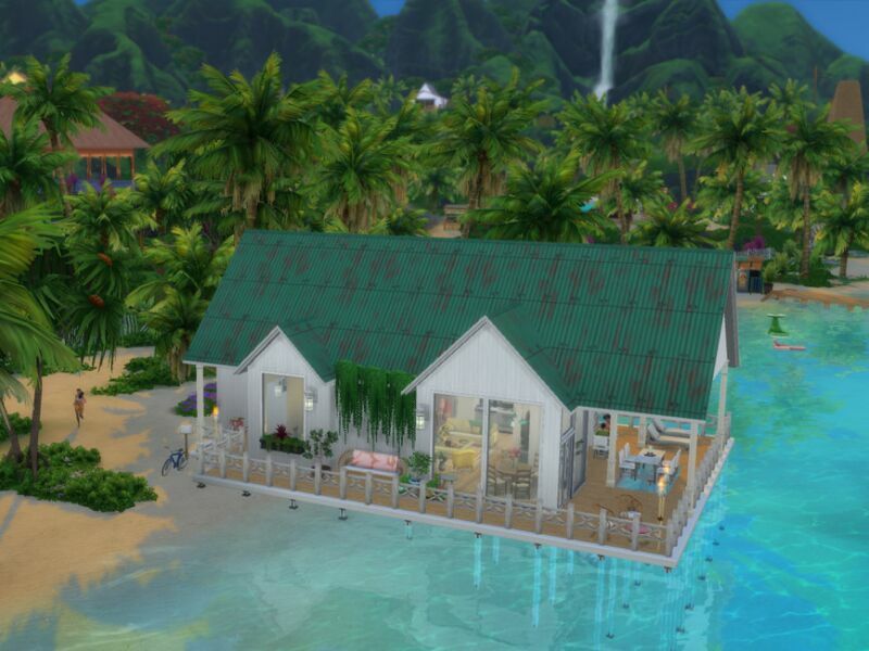 OLD Boat Shed NO CC By SGK45 Sims 4 CC