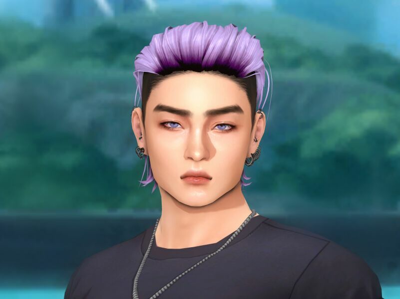 sims 4 cc on hairstyle 2