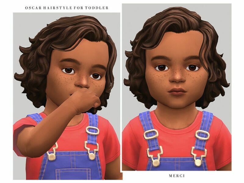 Oscar Hairstyle For Toddler By ‘-Merci- Sims 4 CC