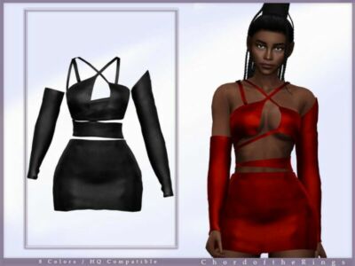 Outfit NO.10 By Chordoftherings Sims 4 CC