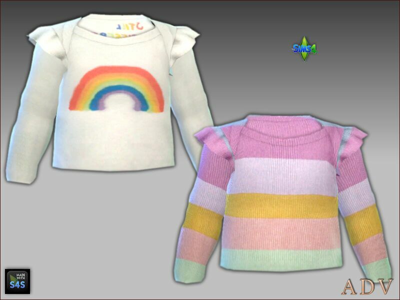 sims 4 cc outfits fot infant girls 2