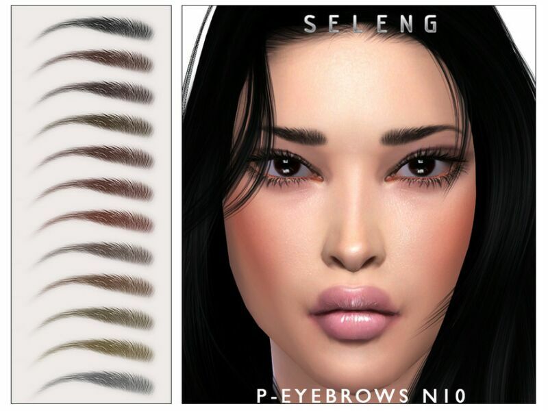 P-Eyebrows N10[Patreon] By Seleng Sims 4 CC