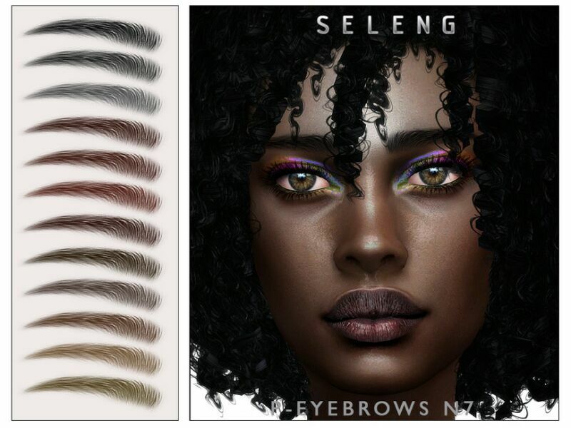 P-Eyebrows N7[Patreon] By Seleng Sims 4 CC