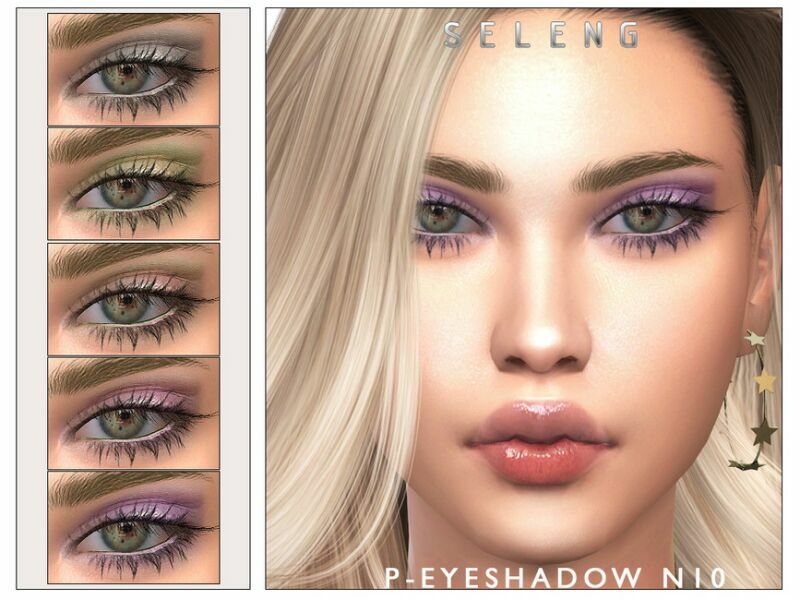 P-Eyeshadow N10 [Patreon] By Seleng Sims 4 CC