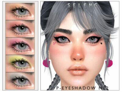 P-Eyeshadow N12 [Patreon] By Seleng Sims 4 CC